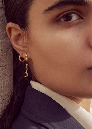 Pheobe earrings Forgyldt Maanesten 